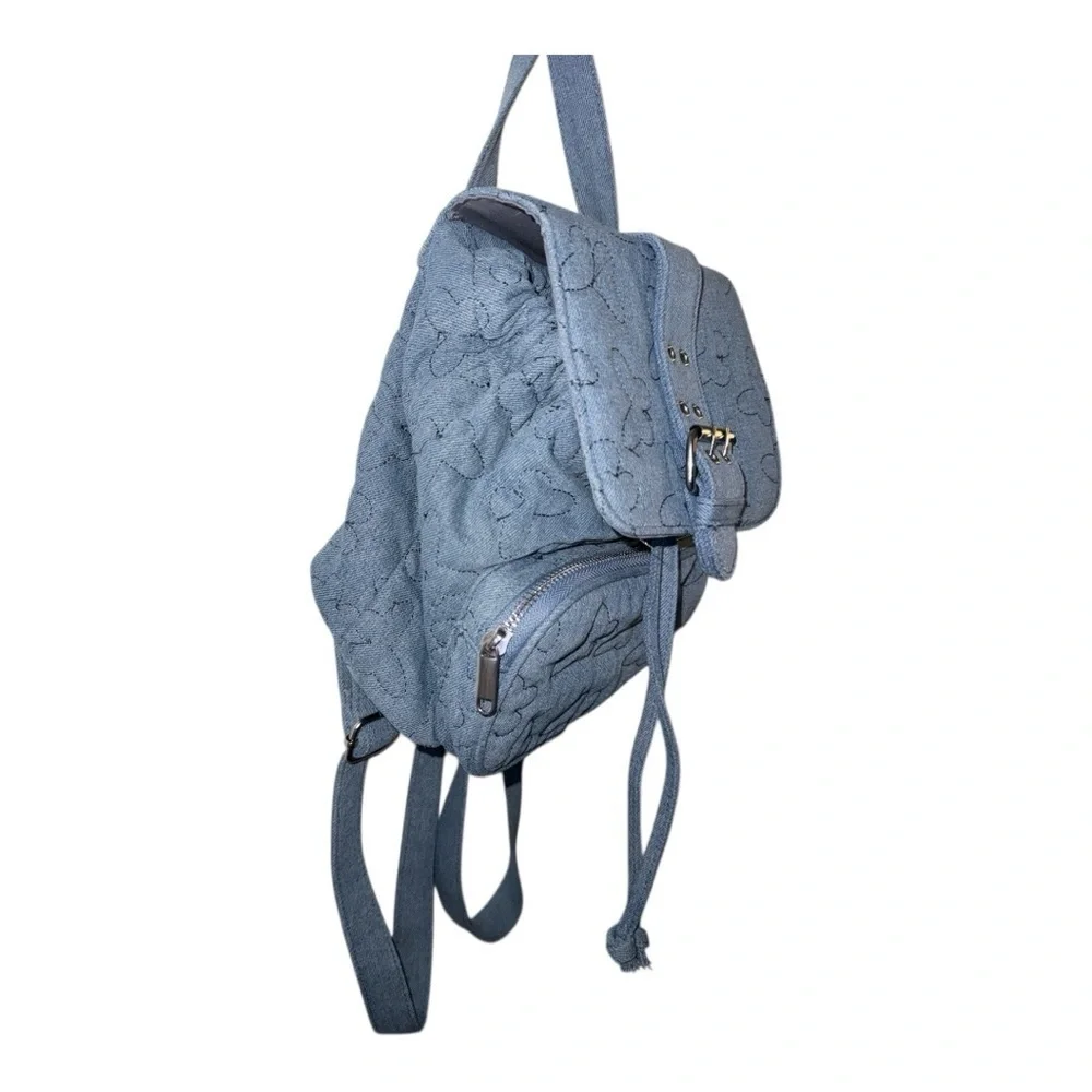 Target Mini Wild Fable Denim Butterfly Backpack